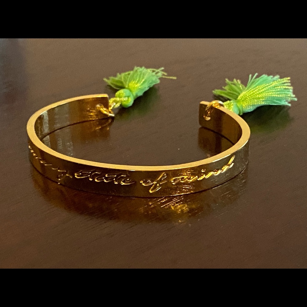 Lilly Pulitzer gold tassel bracelet ☀️